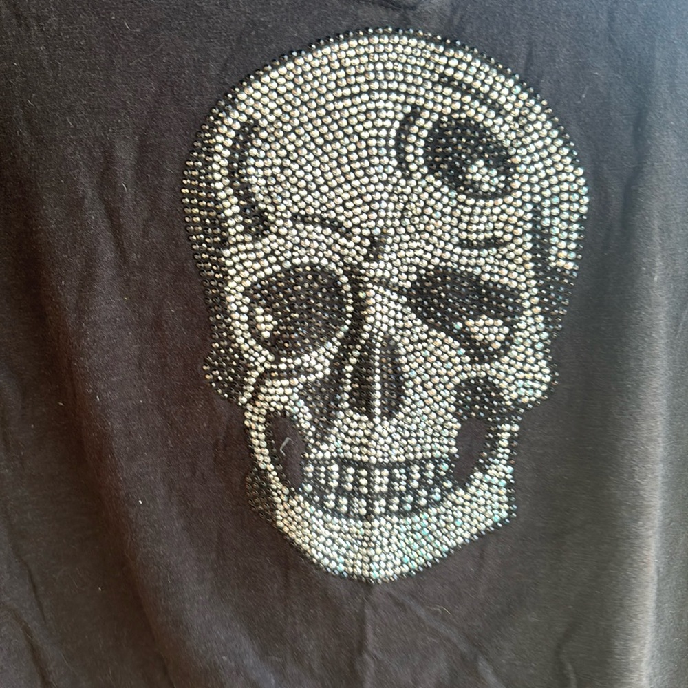 King of Cole designer skull rhinestone tshirt size medium